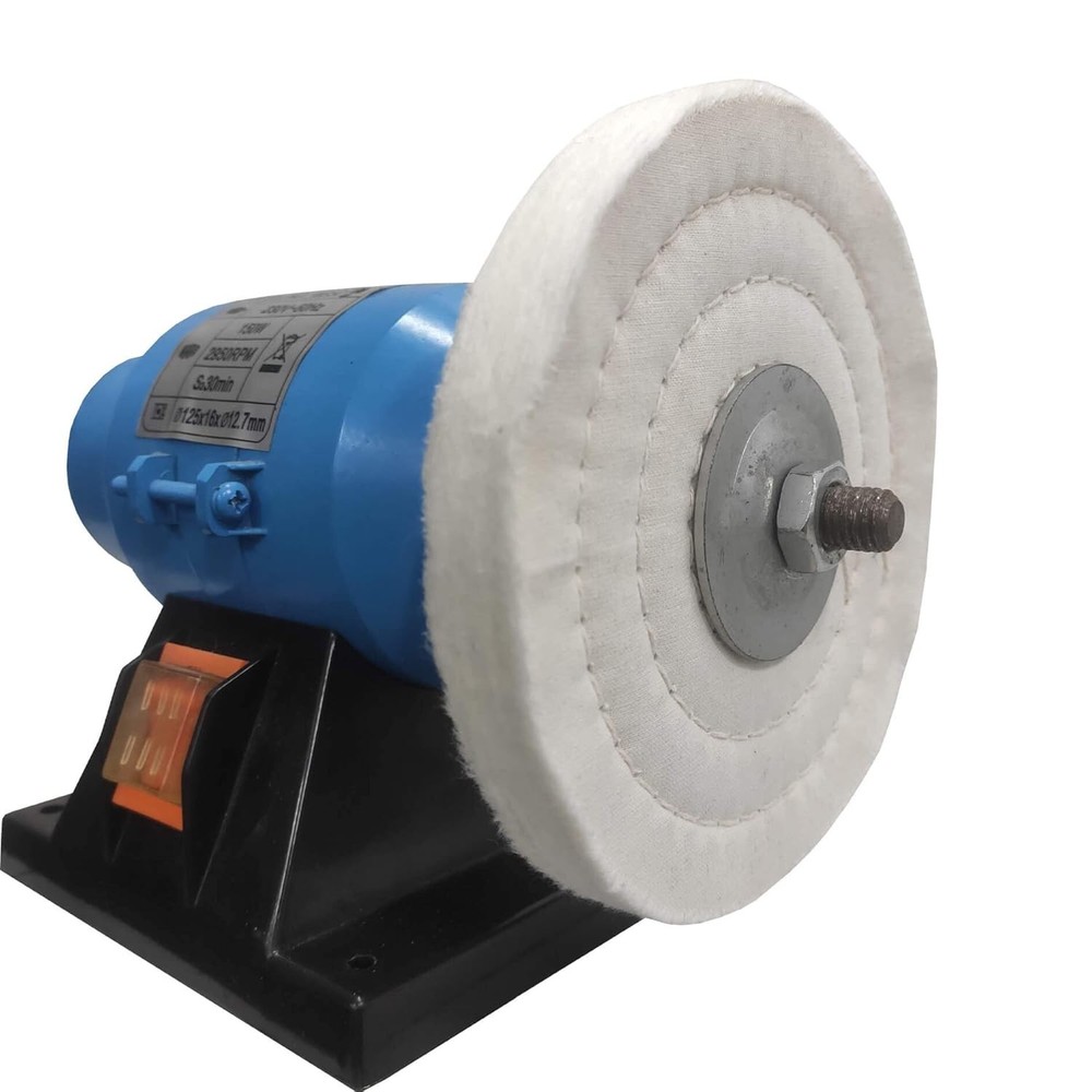 6PC 6" Buffing Wheel Kit for Bench Grinder with Polishing Compound