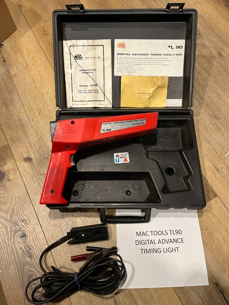 MAC TOOLS TL90 DIGITAL ADVANCE TIMING LIGHT ANALYZER KIT
