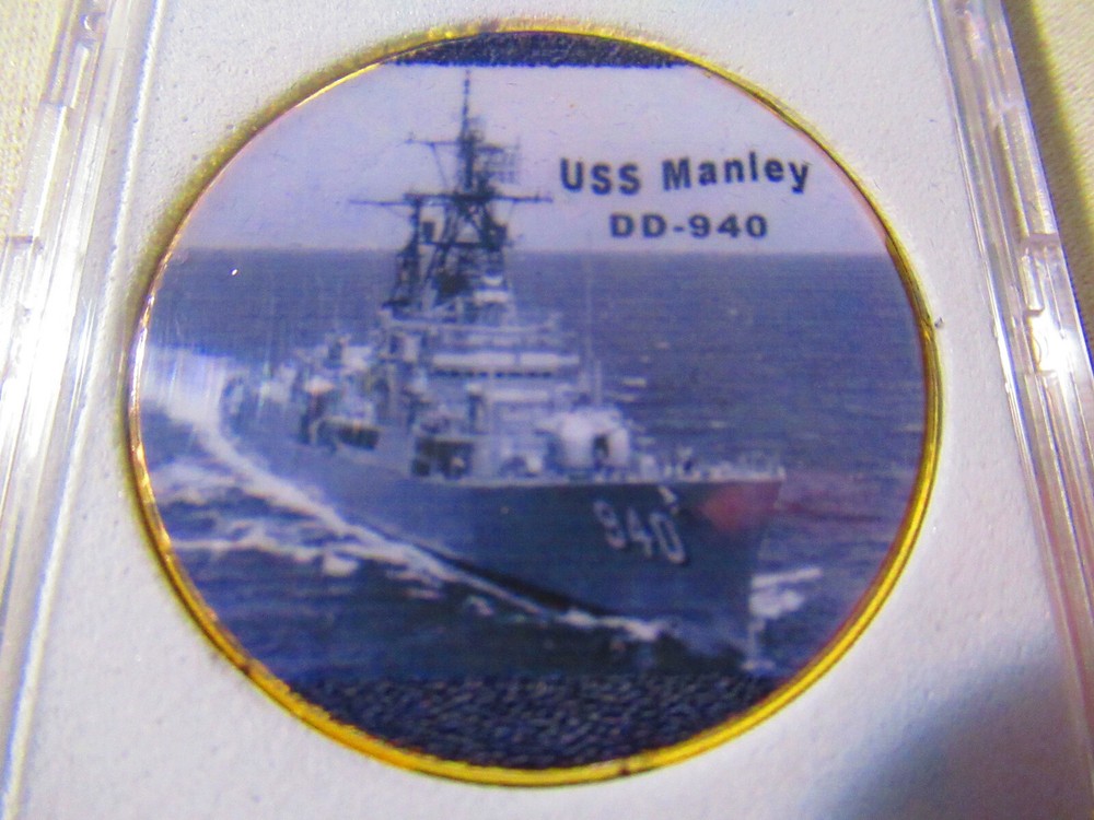 US NAVY - USS Manley DD-940 Challenge Coin