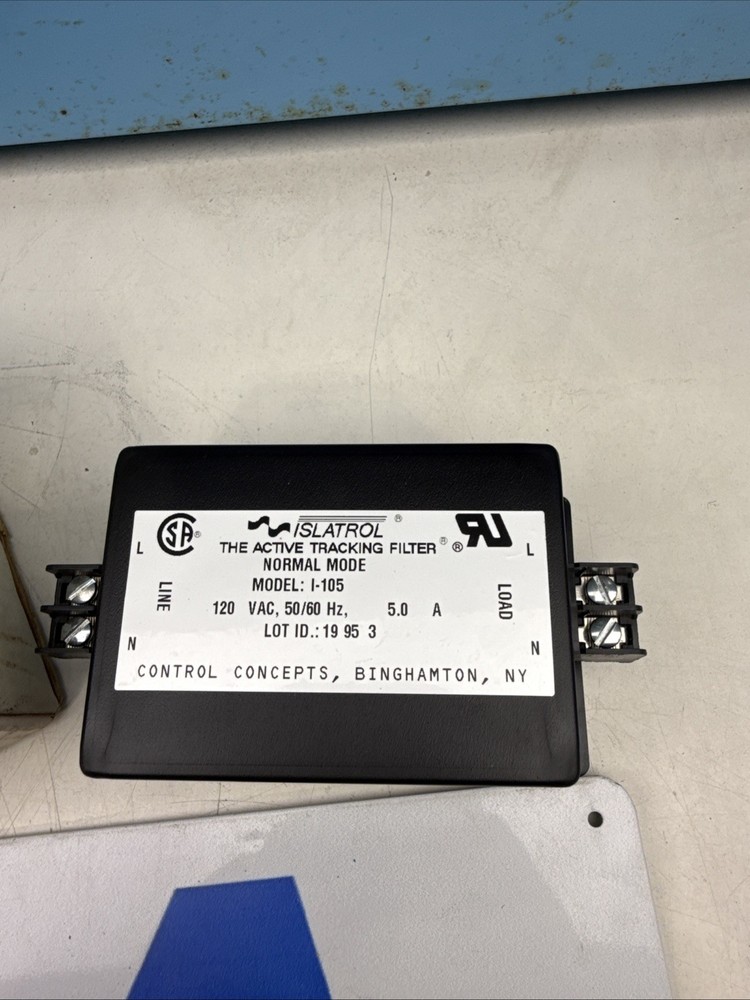 NEW- Control Concepts Filter Accuracy ISLATROL I-105 Active Tracking Filter 🇺🇸