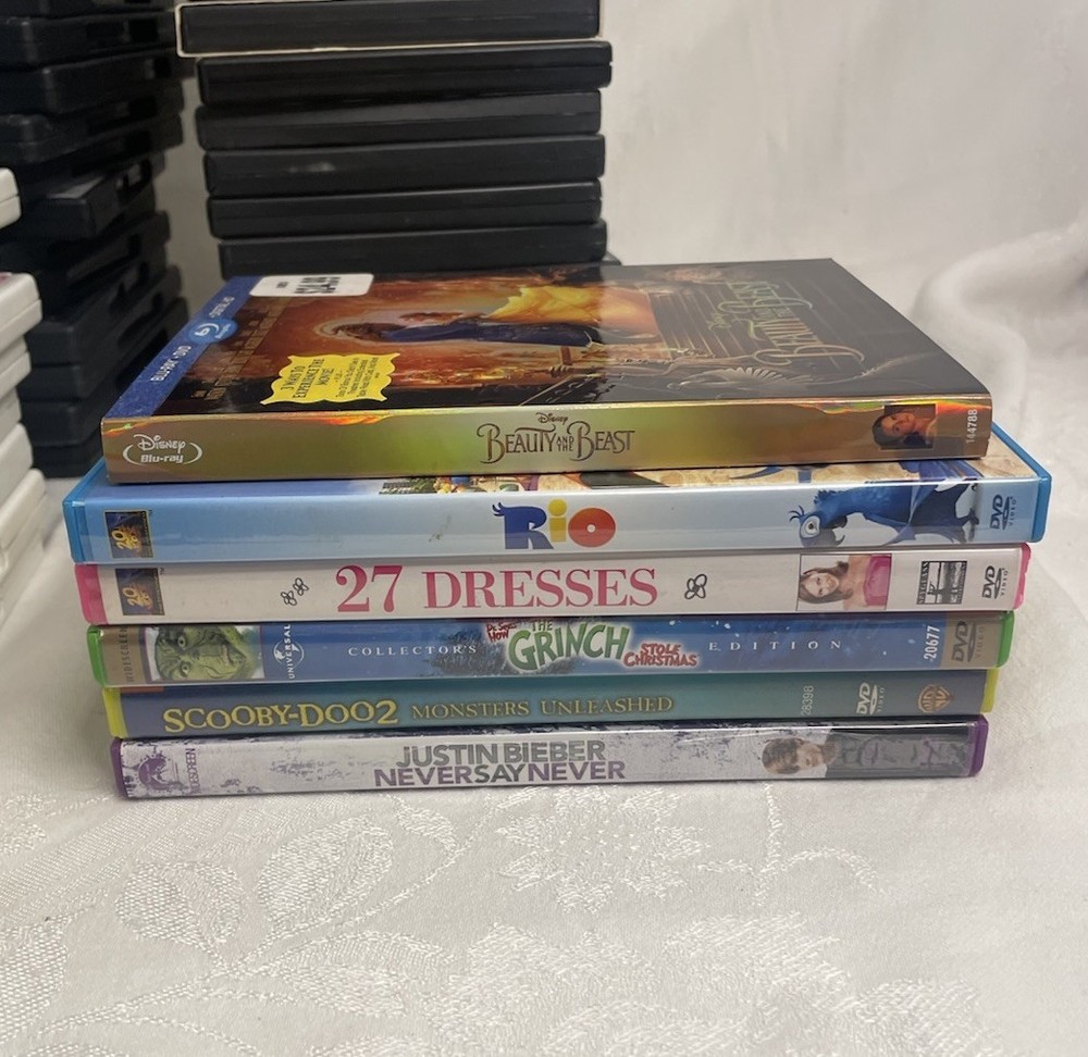 100+ Empty DVD Cases w/ Artwork NO DISCS Replacements Lot