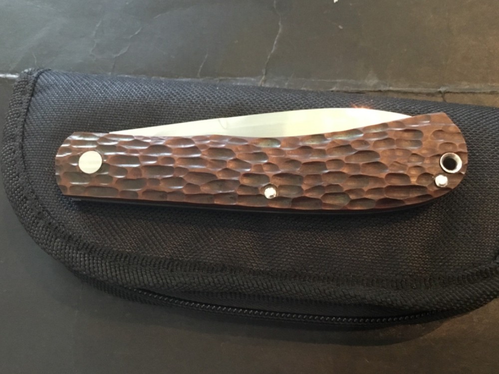 Custom Luke Swenson Trapper Slipjoint Folder Folding Knife
