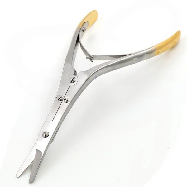 Caplan Nasal Bone Scissors 8" Double Action Serrated Tungsten Carbide
