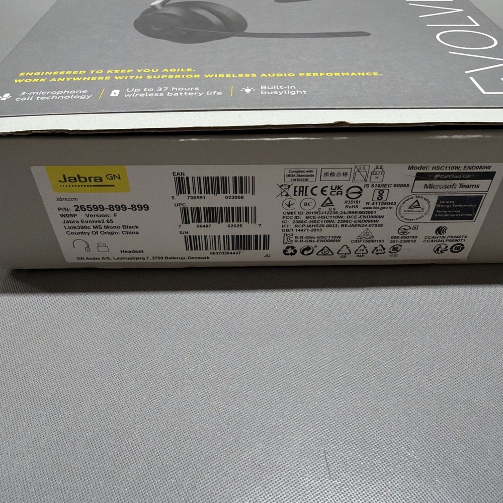 Jabra Evolve2 65 Wireless link 380/390a