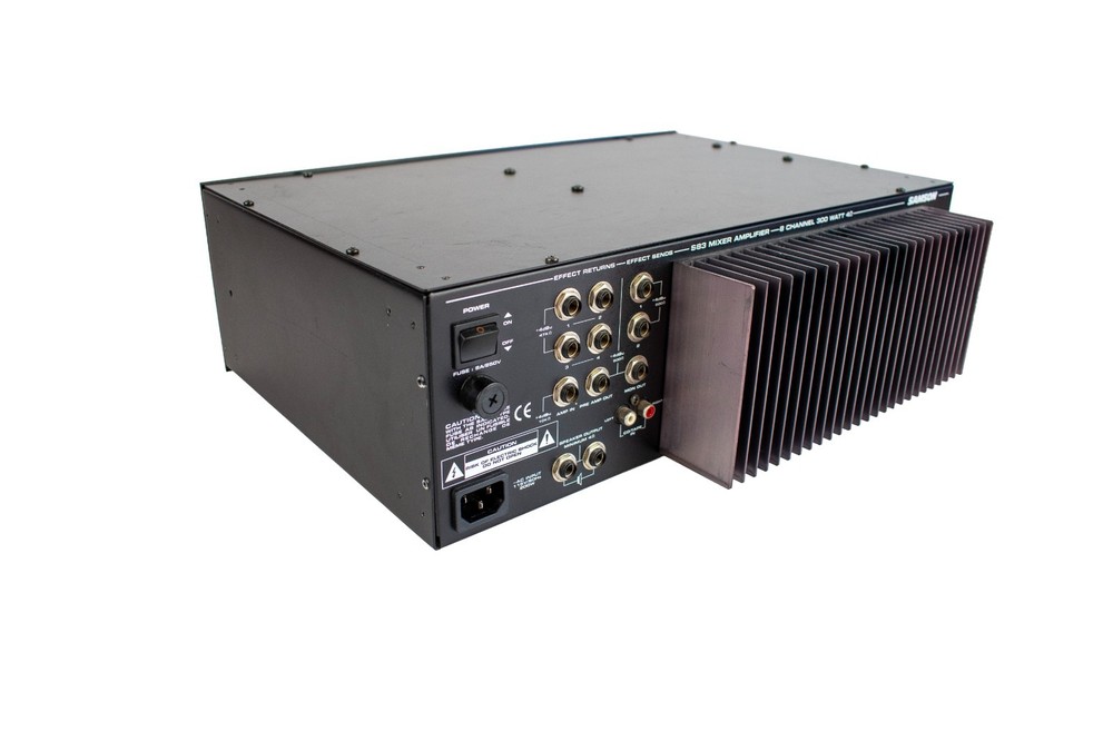 Samson S83 Rackmount 8-Channel Powered Mixer | 300 Watts | TESTED
