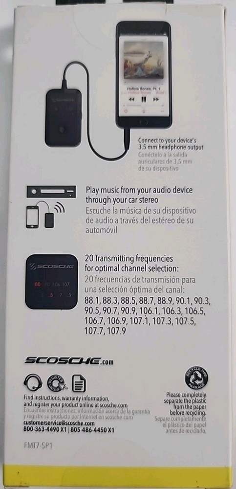 scosche Universal Wireless FM Transmitter