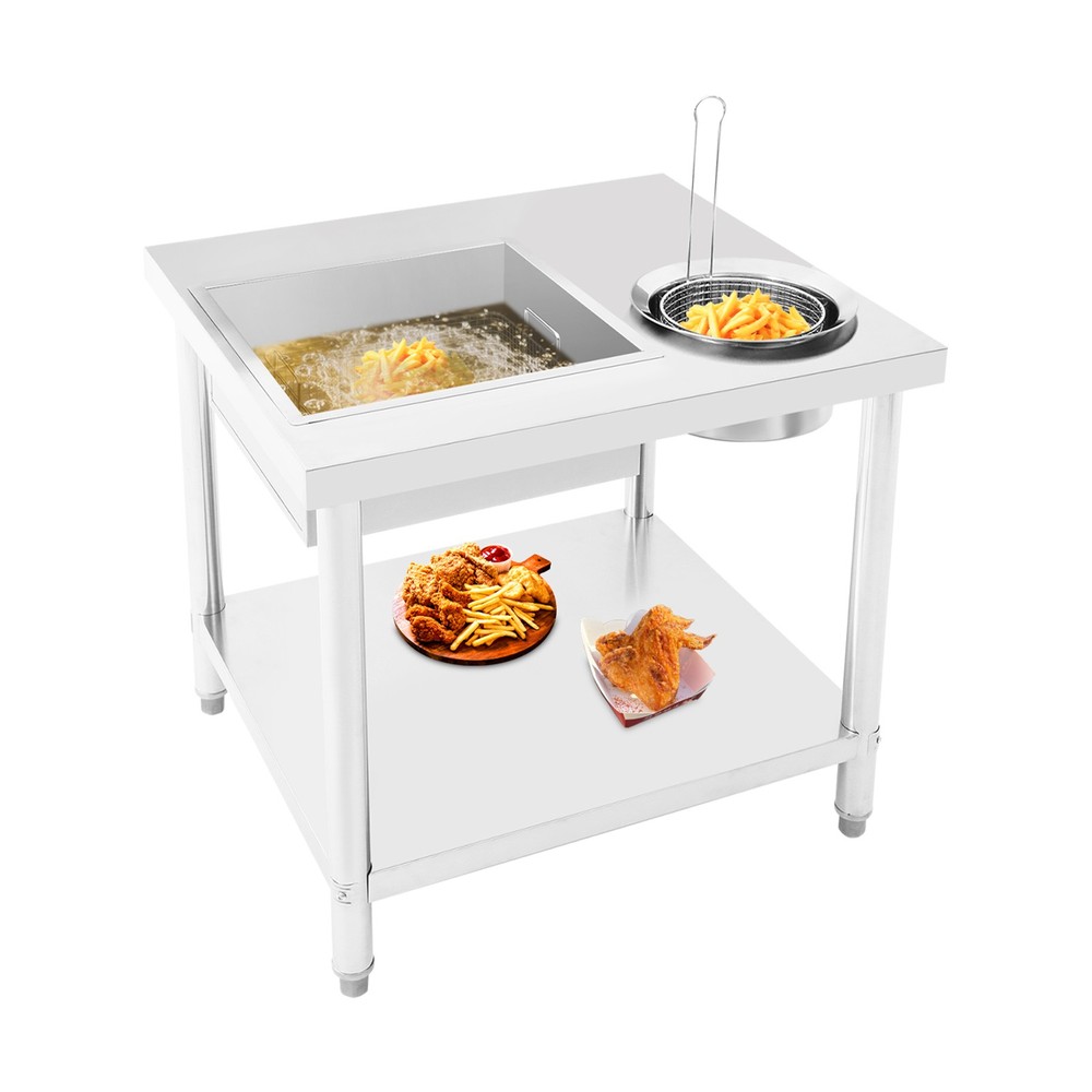Commercial Fried Chicken Breading Worktop Fried Chicken Preparation Table