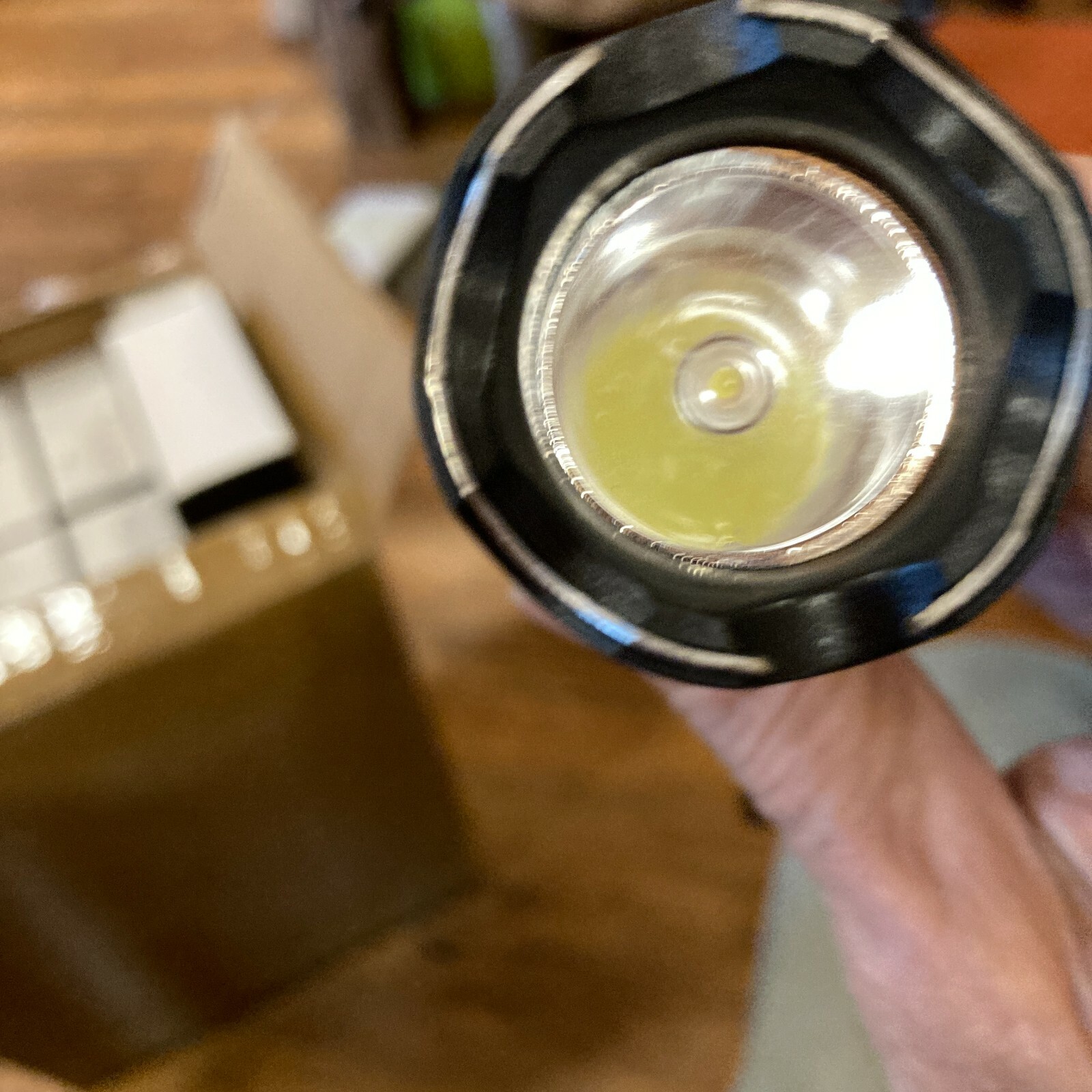 BLACK dayblade 1101 LED Flashlight Stun Gun 1000KV with 120v AC Charge Cord