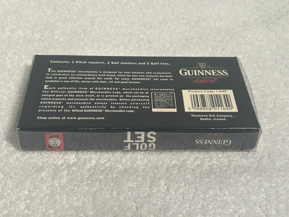 Vintage 2003 Guinness Golf Tee and Maker Set
