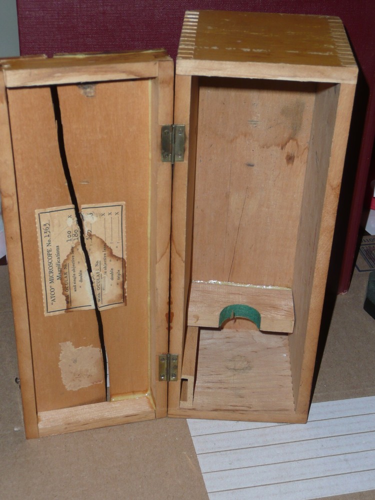 Brass Microscope with box