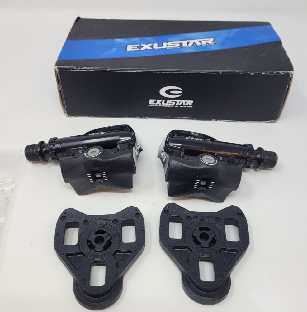 Exustar Clipless Road Pedals E-PR201 Black With Box