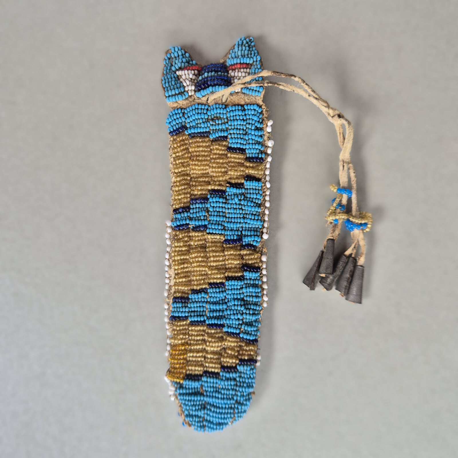 Antique Central Plains (Cheyenne/ Arapaho?) Small Beaded Bag, circa 1860s-1870s