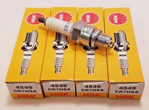 SET OF 4 NGK CR7HSA Spark Plug 4549