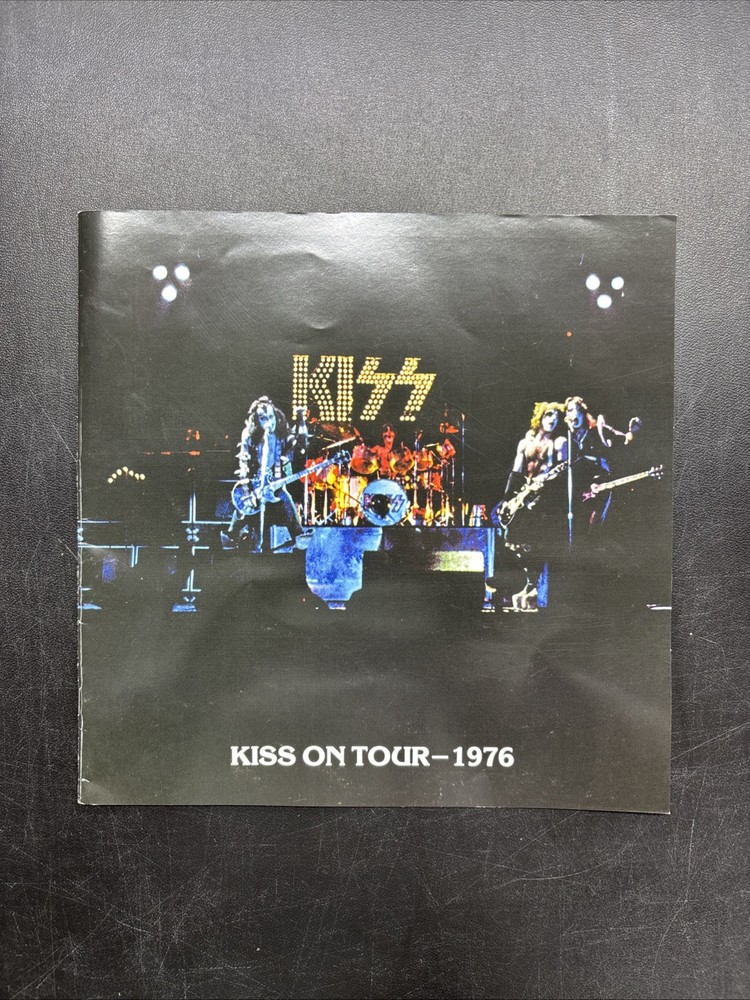 KISS On Tour 1976 Tour Book The Kiss Experience Concert Program Original