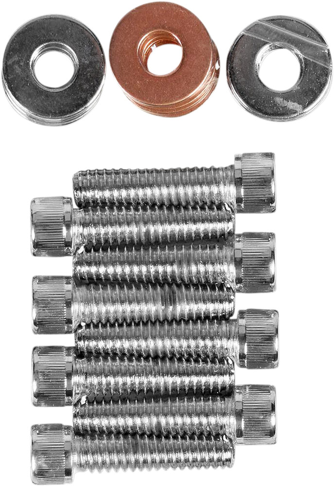 Drag Specialties - MK123 - Bolt Set with Washers - Rocker Box - Socket-Head