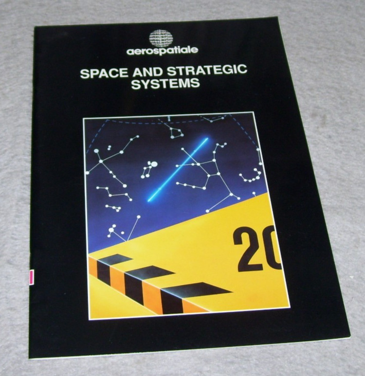 AEROSPATIALE SPACE AND STRATEGIC SYSTEMS BROCHURE Not dated c1990