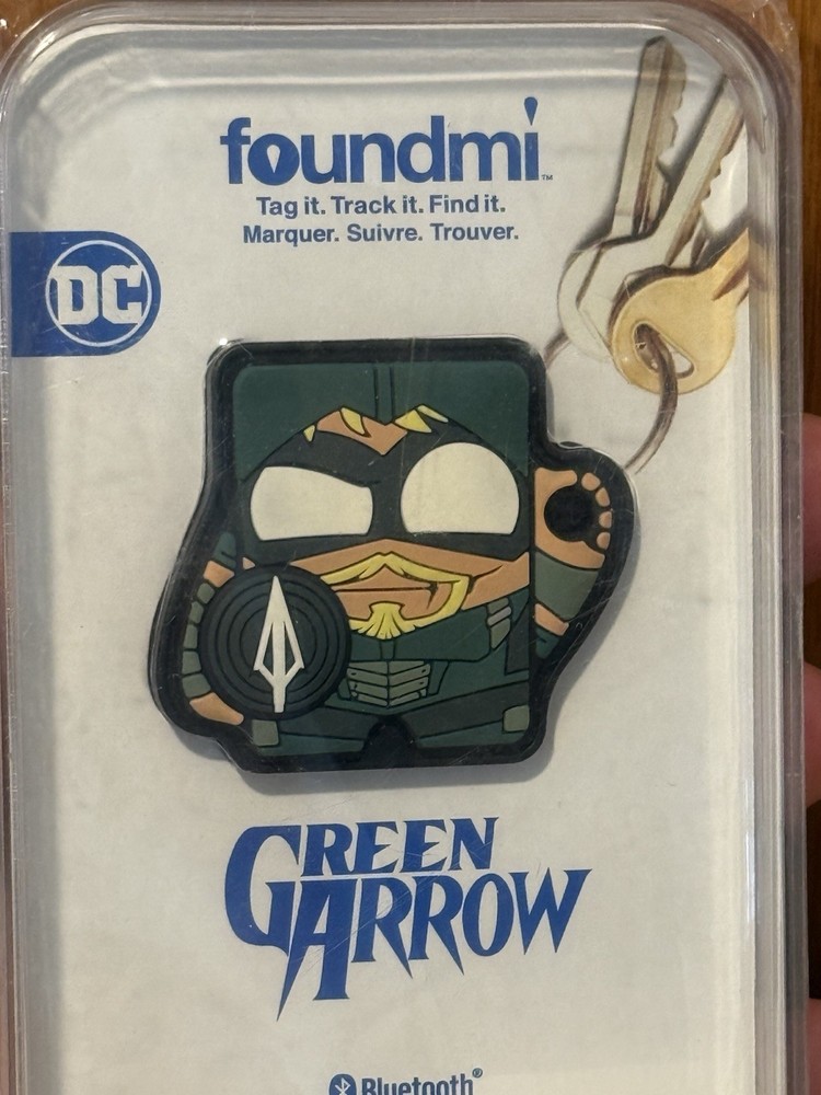 foundmi Remote Bluetooth tracking keychain GREEN ARROW | SEALED
