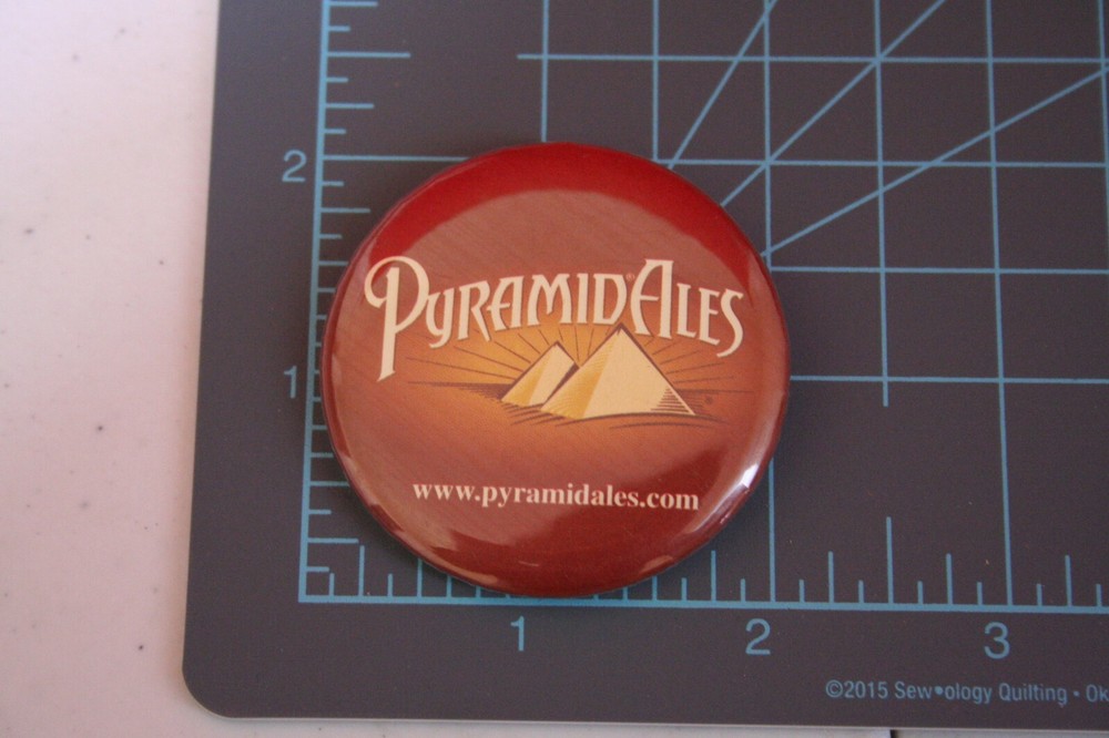 PYRAMID ALES Pinback Button BEER