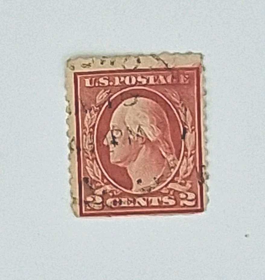 Rare George  Washington Red Two  2 Cent Postage Stamp