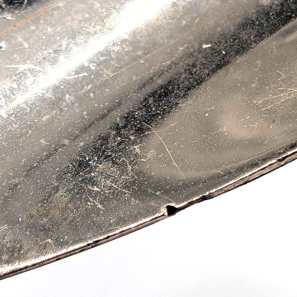 Towle Silver Salad Serving Spoon Beaded Antique Pattern 1977