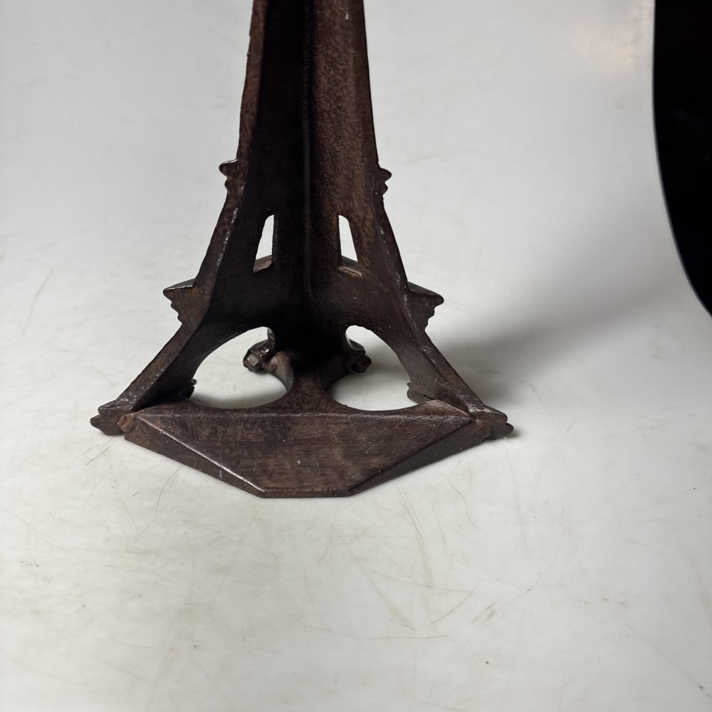 Paris Eiffel Tower 13" Cast Iron 3 Sided Architectural Corner Piece