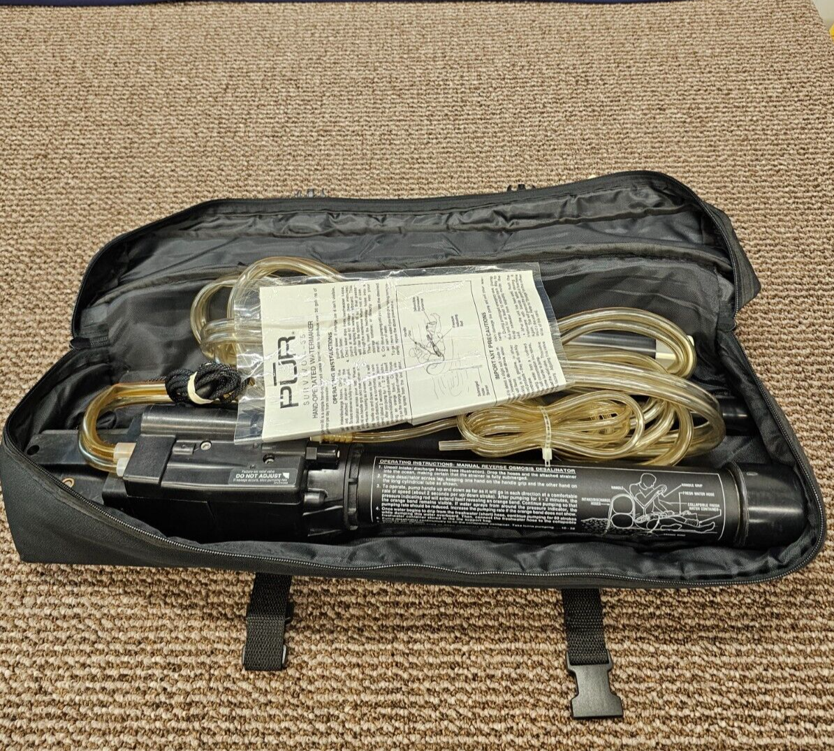 Katadyn Recovery Pur Survivor 35 Watermaker Reverse Osmosis Desalinator