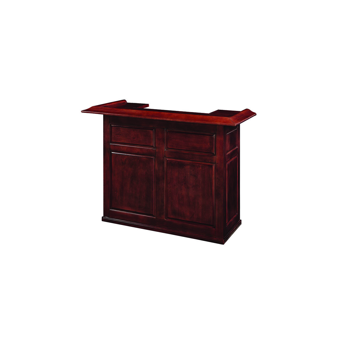 RAM Gameroom 60" English Tudor Home Bar with 2 Matching Bar Stools