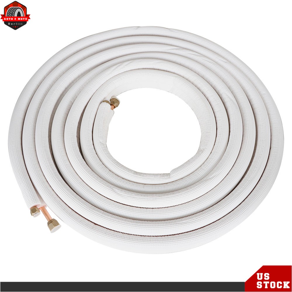 1/4"-3/8" High Quality Install Kit For Mini Split Heat Pump Systems 25 Ft NEW