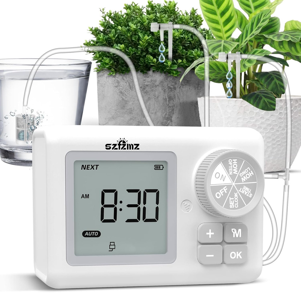 Automatic Watering System for 15 Potted Plants, Automatic Dripirrigation Kit wit