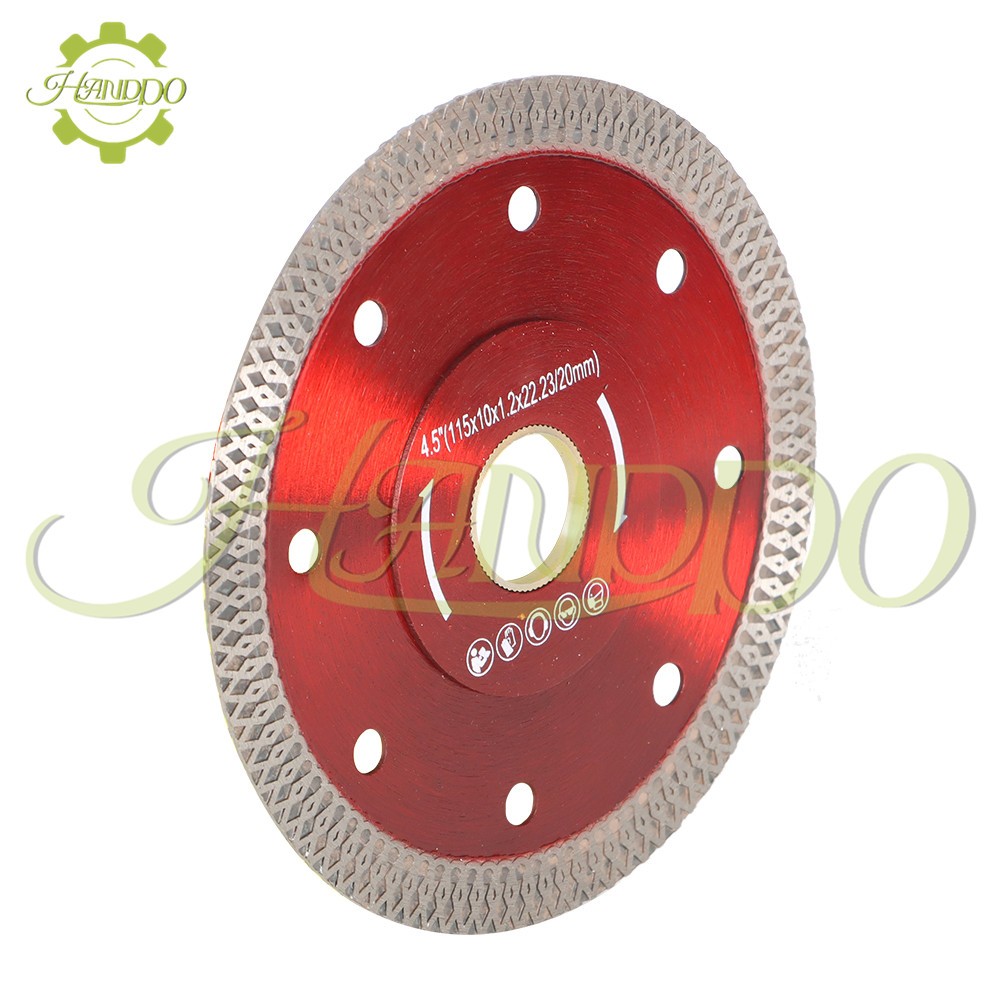 Pack 2 4.5" Super Thin Diamond Porcelain Saw Blade Ceramic Cutting Disc
