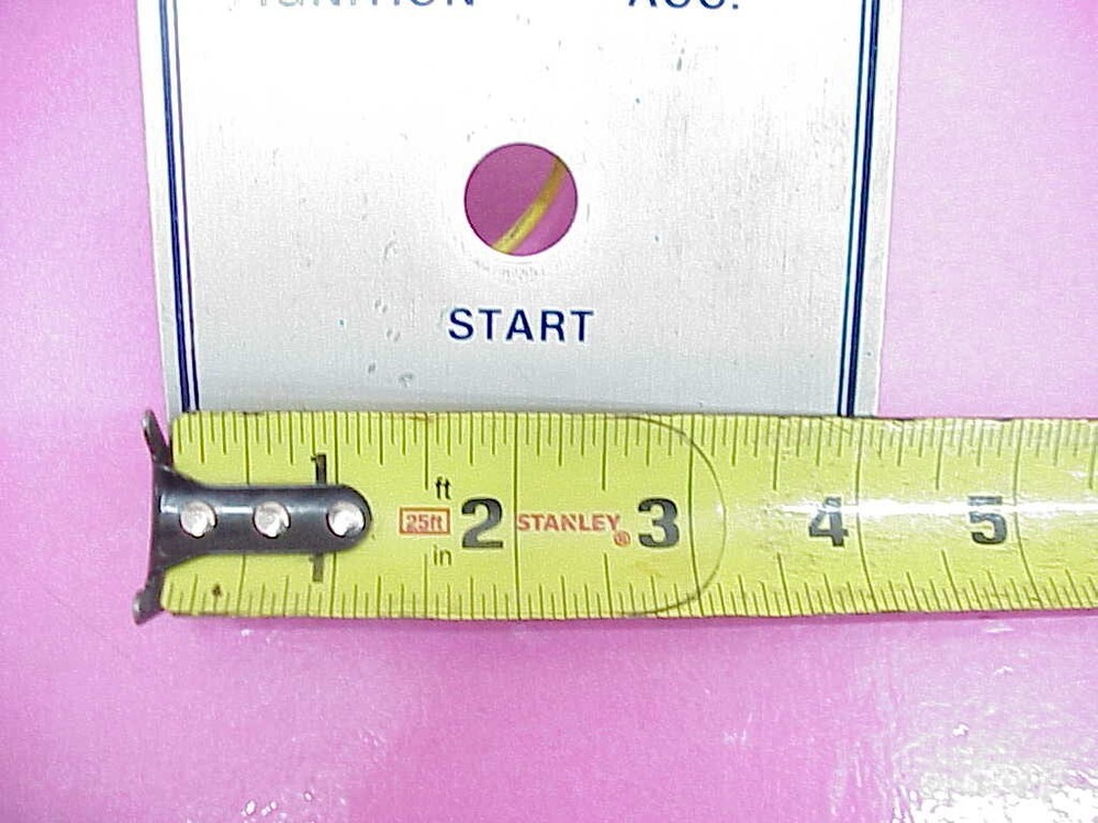 AFCO Ignition Accessory Dash Panel With 1 Toggle Switch