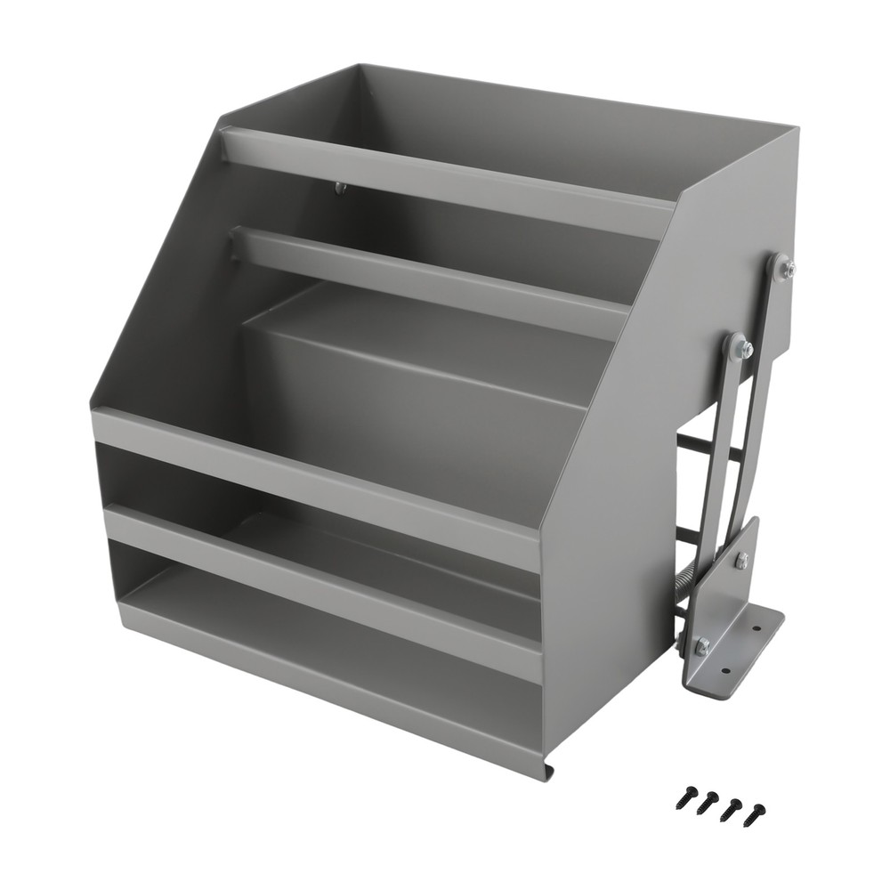 Kitchen Pull Down Shelf Upper Cabinet Wall Cabinet Storage Organizer Spice Rack