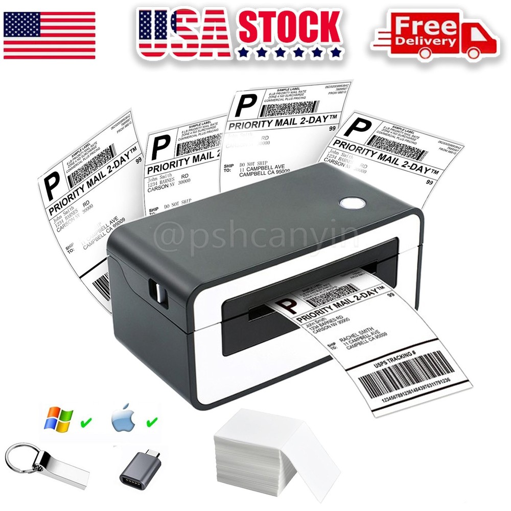 Thermal Shipping Label Printer 4"X6" Address Label Printer For eBay Amazon USPS