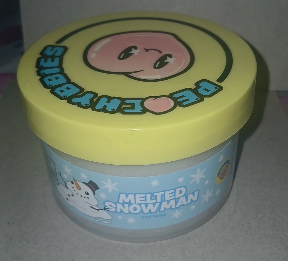 Peachybbies Melted Snowman Icee Slime - New