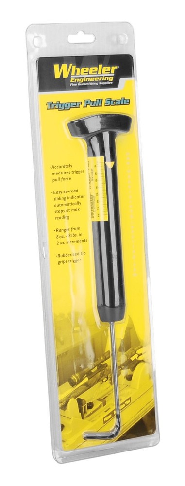 Wheeler Manual Trigger Pull Scale with 8oz to 8lb Value Range One Size, Black