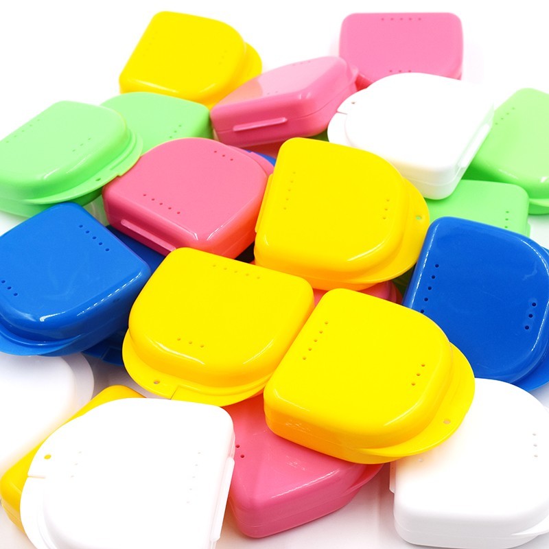 Dental Assorted Orthodontic Retainer Denture Container Teeth Storage Case Box