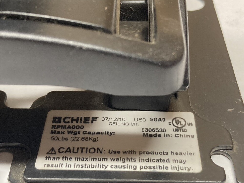 Ceiling Projector Mounting Bracket RPMA000 Chief