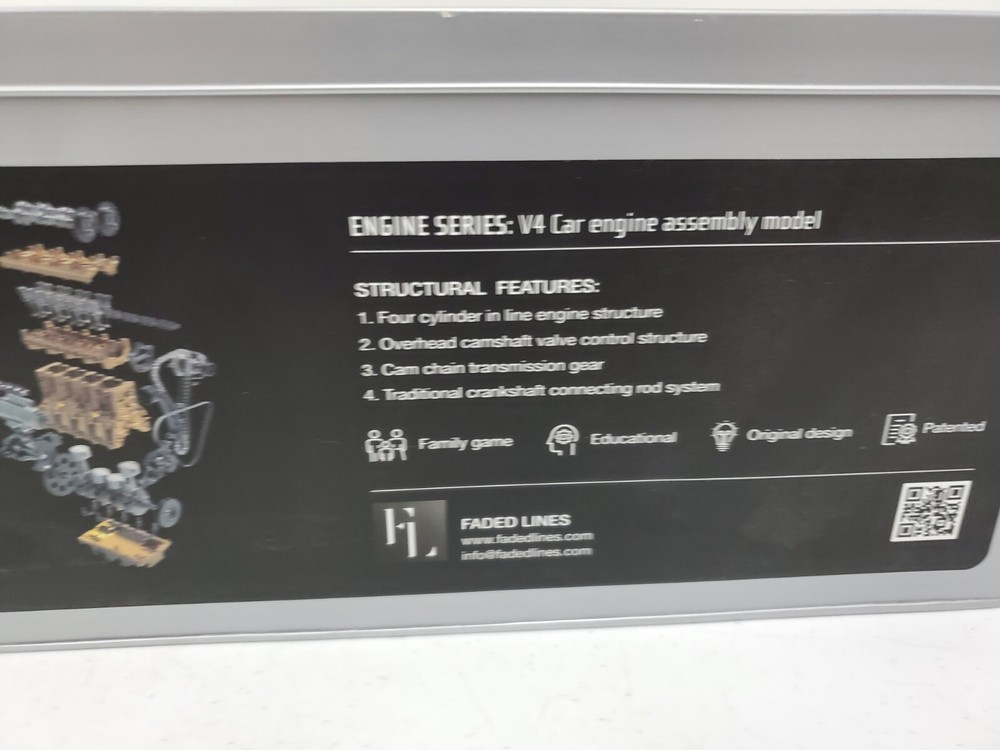 FADED LINES V4 ENGINE ASSEMBLY INVICTA LIMITED EDITION MODEL FD-200