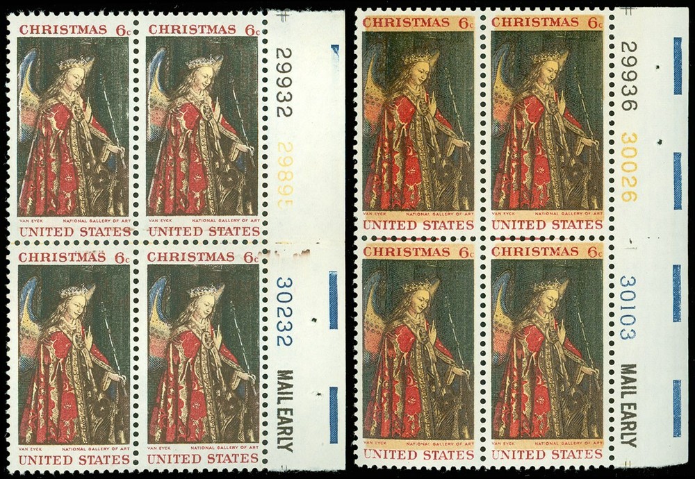 1363, 6¢ With Very Strange Inking Error ??? With Normal Mint NH * Stuart Katz