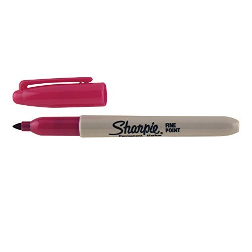 Fine Point Permanent Marker Open Stock-Berry