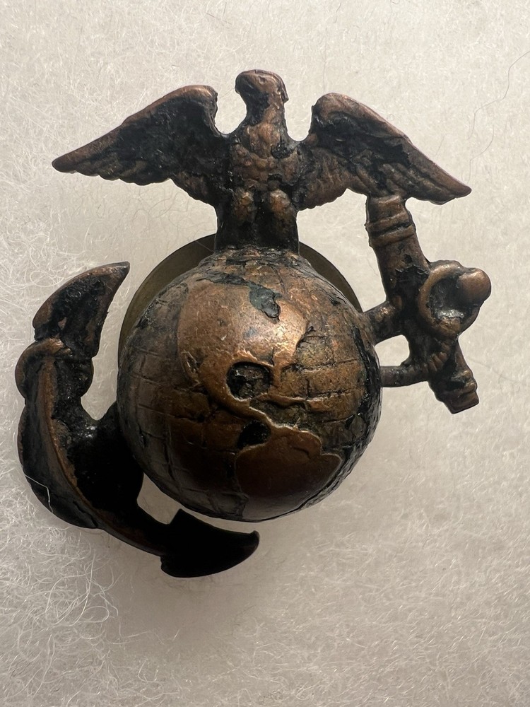 Pattern 1920 Service Enlisted Cap EGA Emblem USMC.