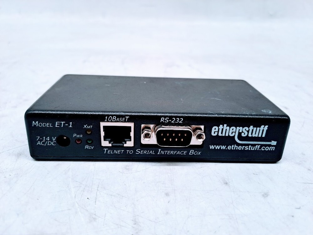 Etherstuff ET-1 Telnet to serial interface Box