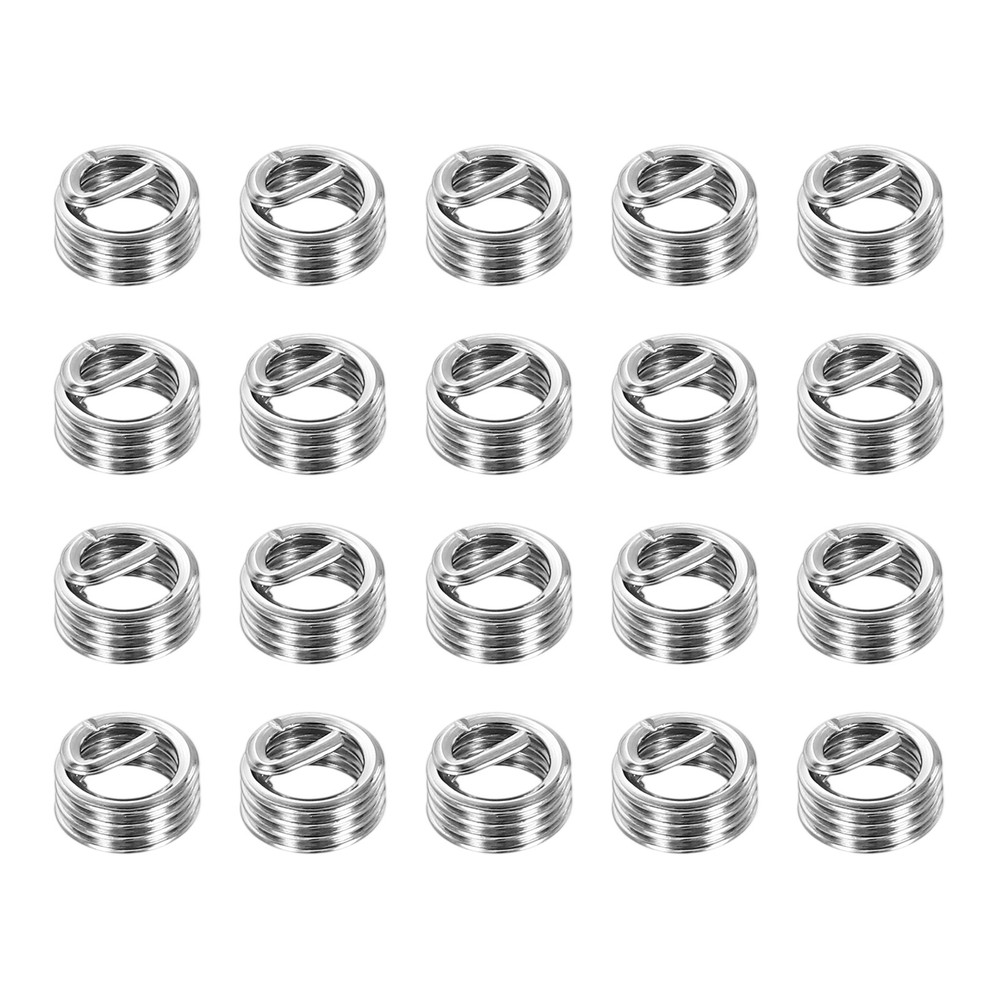 20pcs Wire Thread Inserts M4x0.7 Metric 1D 4mm Helical Threaded Sleeve
