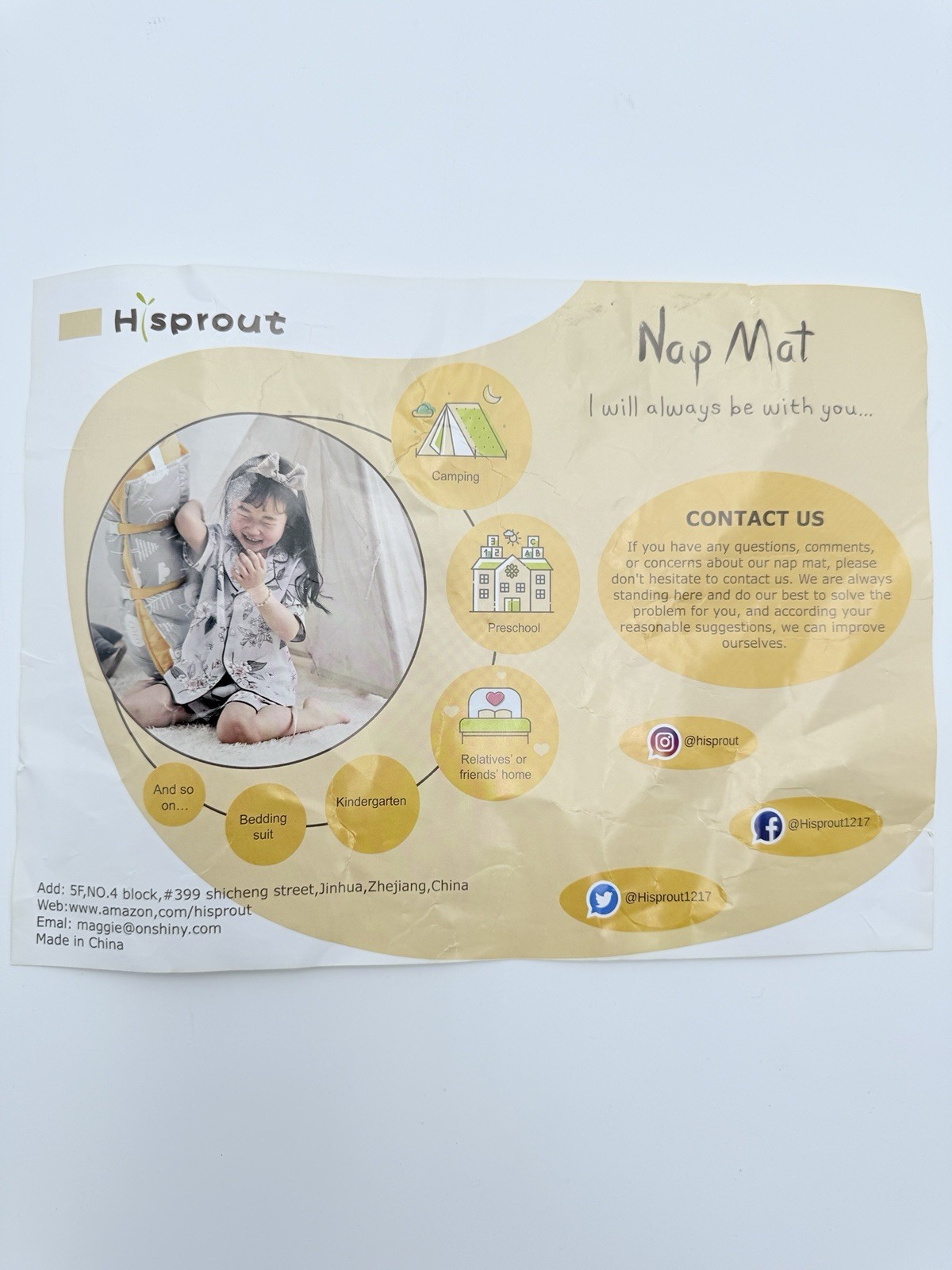 Hi Sprout Kids Toddler Lightweight and Soft Nap Mat, Minky Dotand Cotton-Star