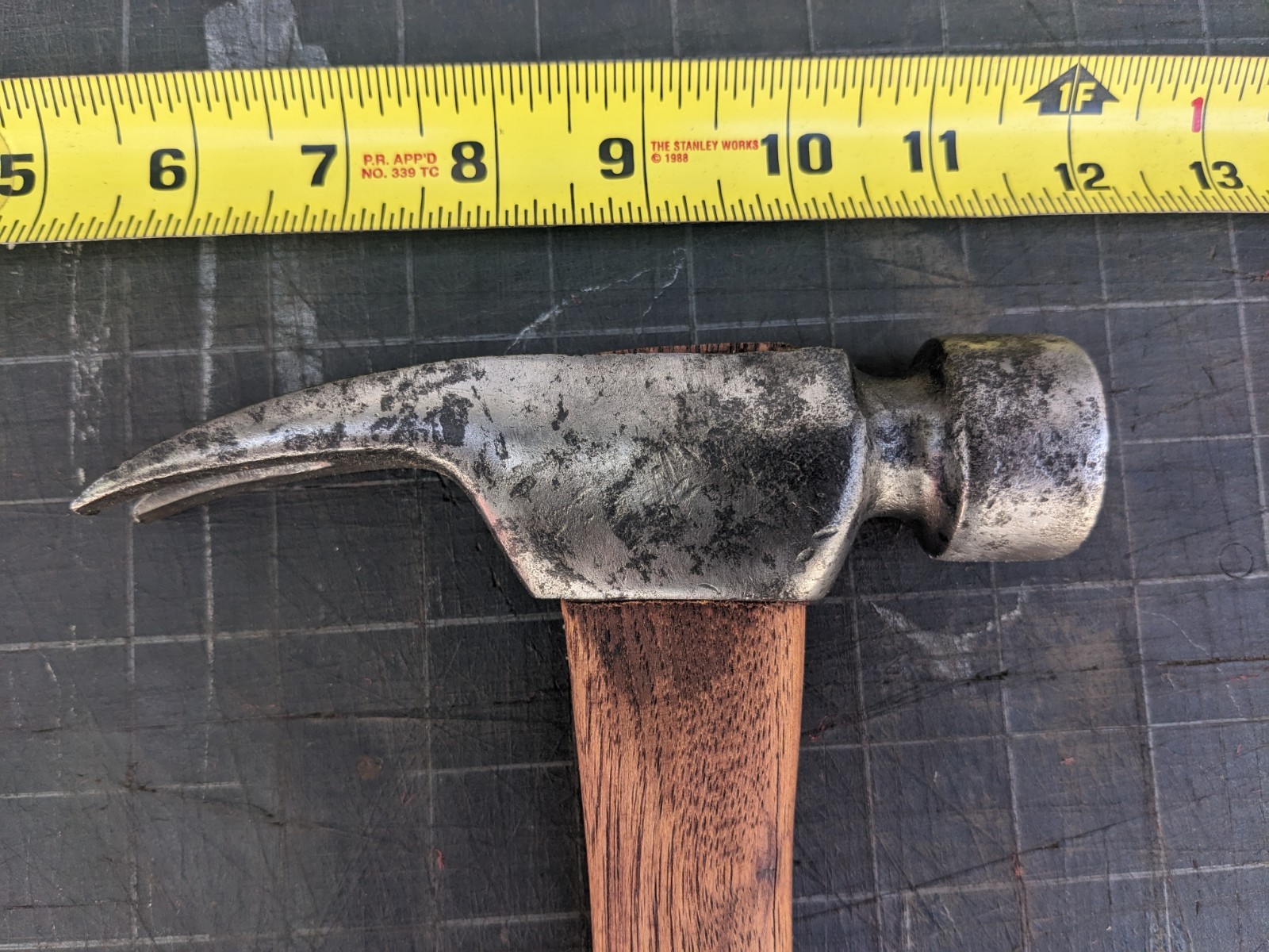 Hart Decker 21 Framing Hammer, Vintage, Waffle Face, Made In USA