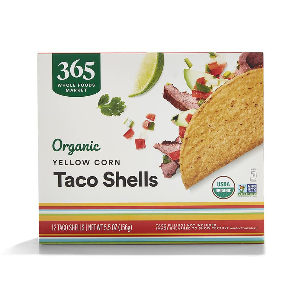 , Organic Yellow Taco Shells, 5.5 Ounce