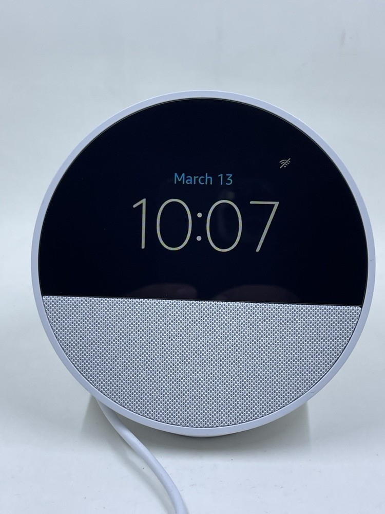 Amazon Echo Spot Smart Speaker Display (Model BV84J9) - White