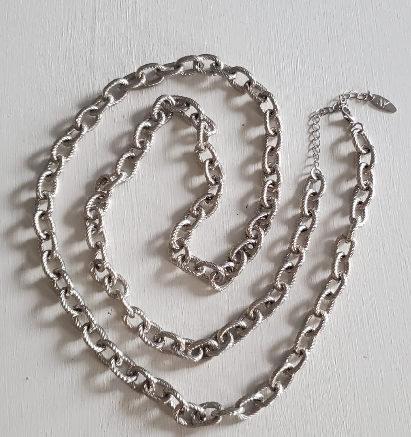 NY Signed Long Chain Necklace