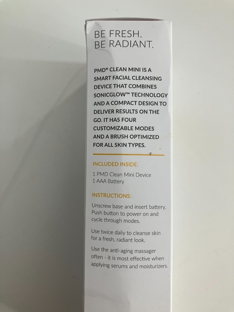 PMD Skincare PMD Clean MINI YELLOW please read