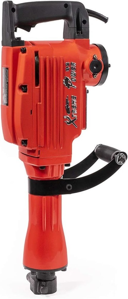 2200W Demolition Jack Hammer Flat Chisel Bull Point Chisel Bits Demo Chipping...